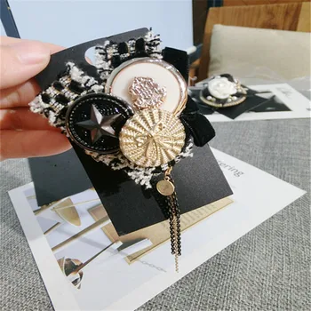 

New Woman Brooches Pins Suits Accessories Button Shield Big Stars Brooches Bowknot Wedding Party Fashion Jewelry