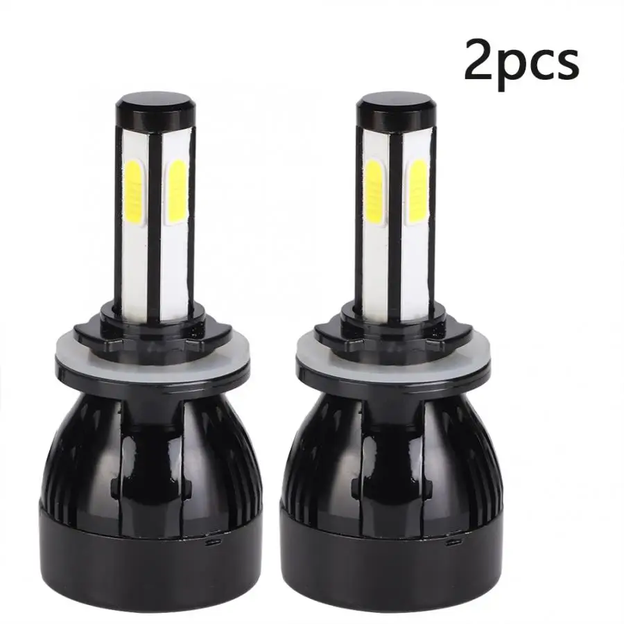 

2pcs For H15 80W Bright White Built-in Drive 4-Sides Car LED Headlight Auto Light Bulbs G20 9V-36V 6000K White