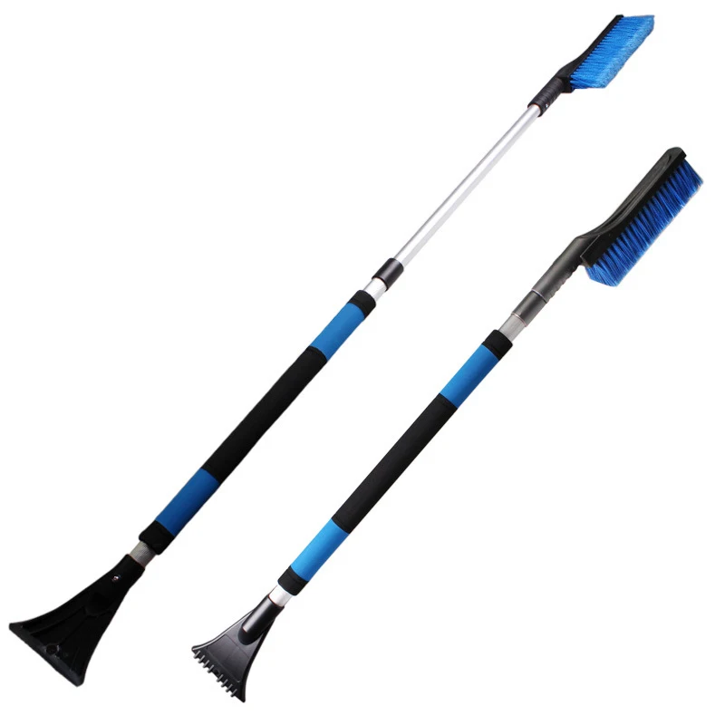 

Retractable handle 4.59ft Long handle Car Snow Shovel Ice Scraper Retractable Handle Applicable to Car SUV length 100cm to 140cm