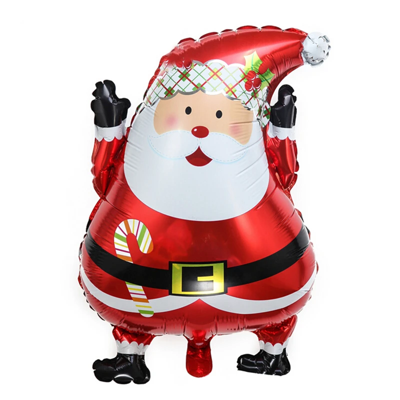 

45 x 63cm New Aluminum Santa Claus Foil Balloons Wedding Party Ornament Supplies New Year Xmas Gifts Merry Christmas Decors