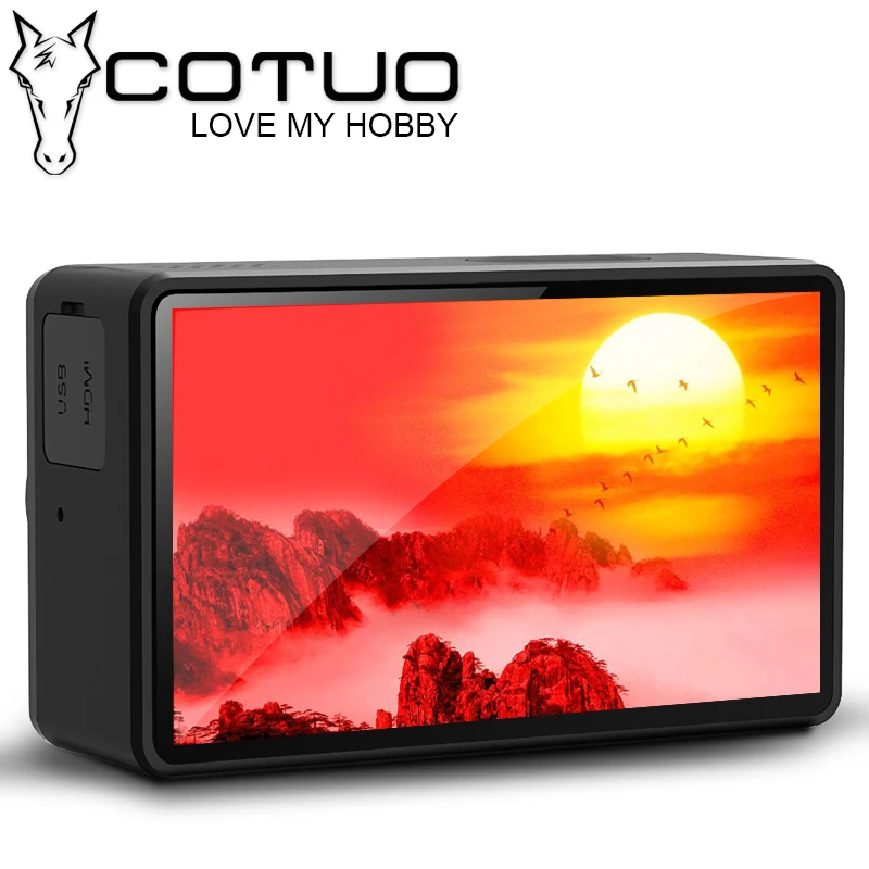 COTUO CS98 4 K 24fps Ultra HD Notavek 96660 16 МП экшн-камера wifi 2,45 "сенсорный экран 30 м водонепроницаемый пульт дистанционного спорта DV