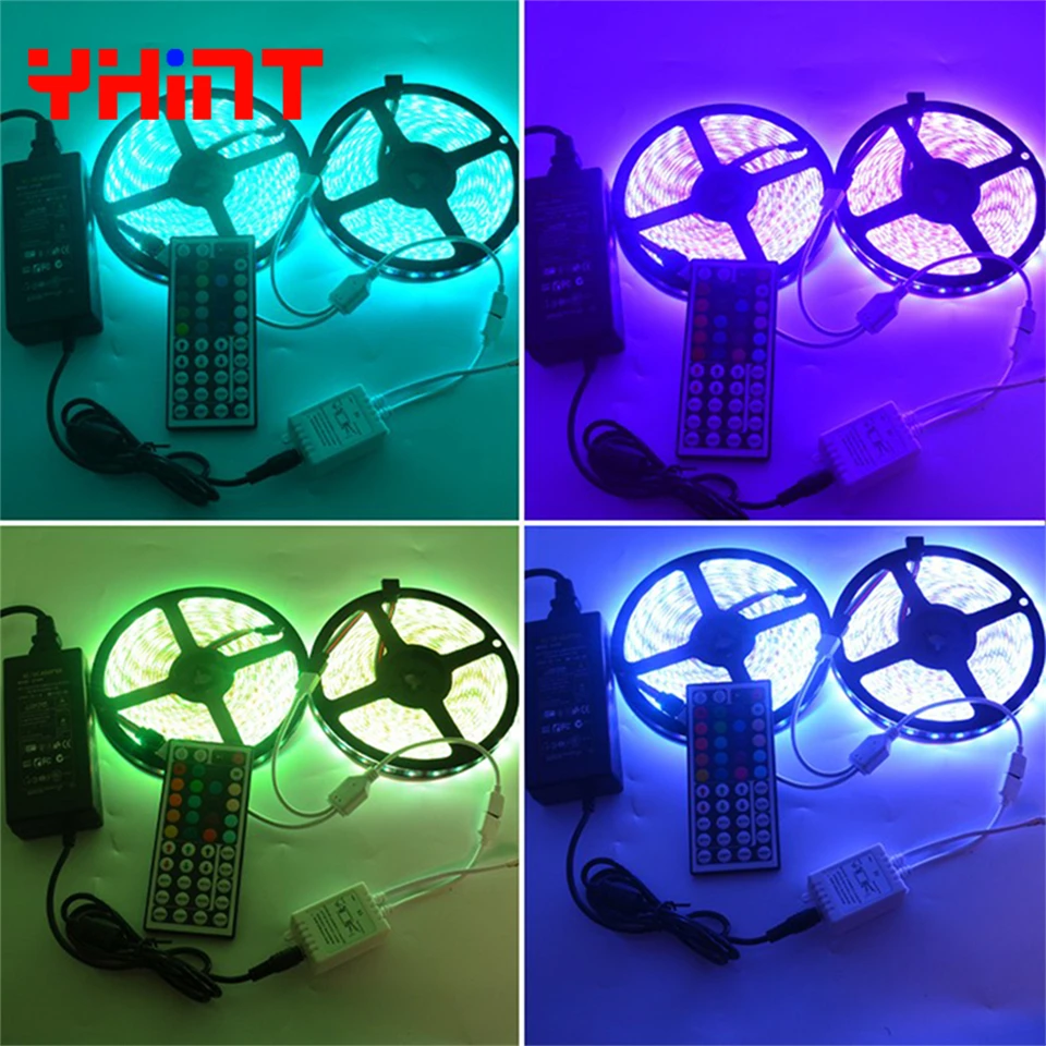 Набор светодиодных лент SMD 5050 60LED/M 10 м 600LED комплект IP20/IP665 водонепроницаемый rgb