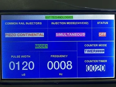 Новые исследования 2 канала тестирования вместе BST203-D пьезо и электромагнитного common rail Тестер