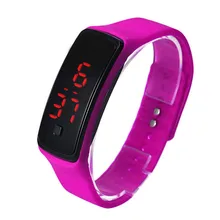 Superior Fashion Ultra rectangle Bracelet boys girls Touch LED Watch Sport digital men women unisex jelly Watches Dropshipping