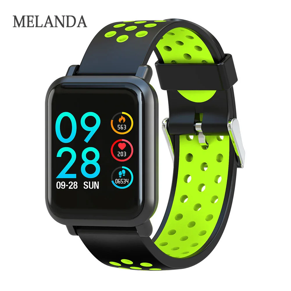 

MELANDA 2019 NEW Bluetooth Smart Watch for IOS Android Men Women Pedometer Fitness Blood Pressure Sport Intelligent Bracelet