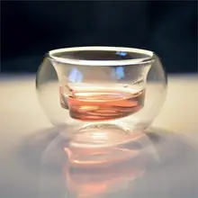 6 шт двойные стенки ручной работы чайные чашки в форме сердца чайная чашка подарок товар термостойкий