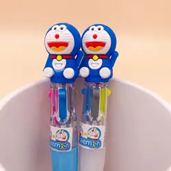 1 шт. мини 4 цвета Doraemon шариковая ручка мультфильм шариковая ручка с животным школьные офисные канцелярские принадлежности подарок