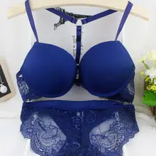 Сексуальный комплект бюстгальтера с y-образными лямками, бюстгальтер с застежкой спереди+ открытые трусики, кружевные сексуальные комплекты бюстгальтеров для женщин и девушек