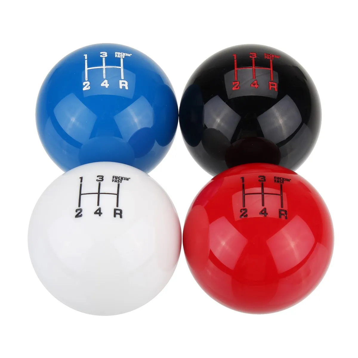 Universal Car 5 Manual Speed Round Ball Gear Shift Knob Ball Lever
