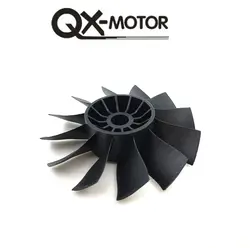 QX-MOTOR 70 мм 12 лопастей вентилятора EDF проводников с трубопроводов баррель аксессуары для Drone бесщеточный двигатель на радиоуправлении