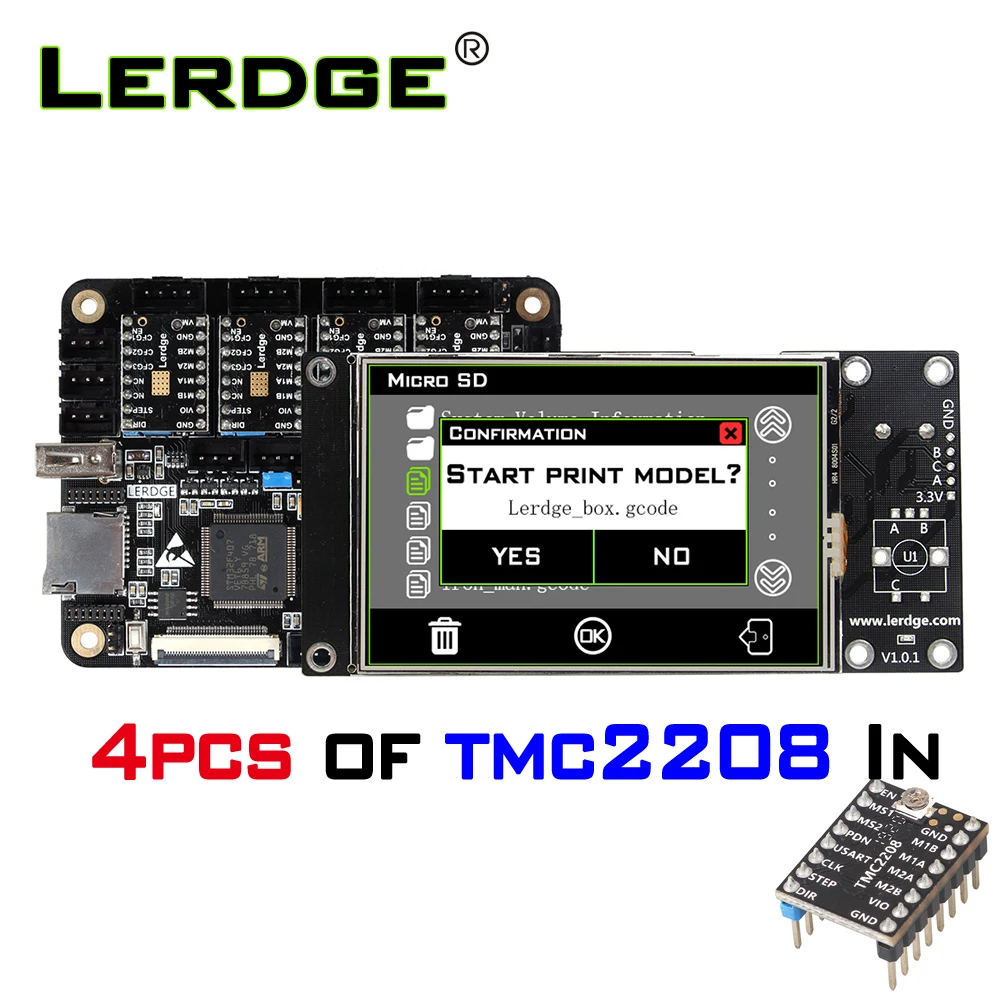 Детали для 3D принтера 32 бит материнская плата STM32 ARM битная tmc2208 lv8729 TMC2209|control board 3d