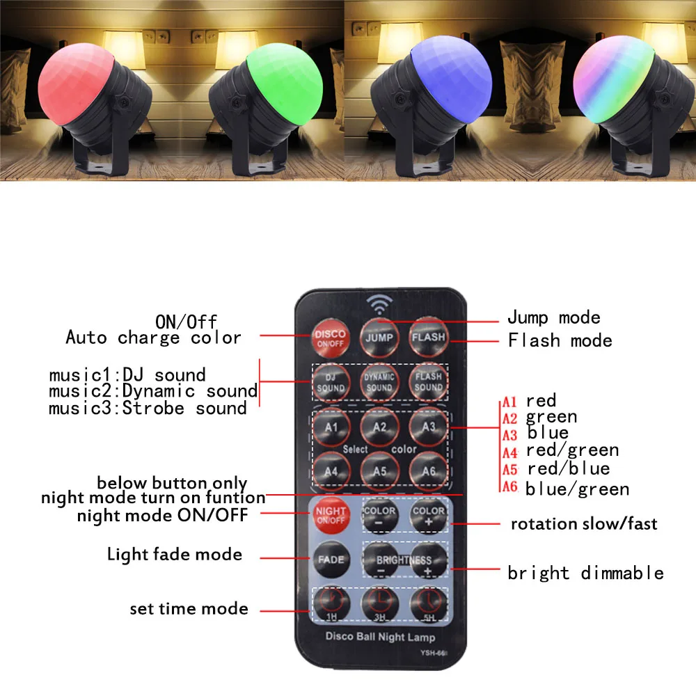 

LED holiday party light sound control disco led light effect stage lamp with DMX512 for dj equipment yard lights laser