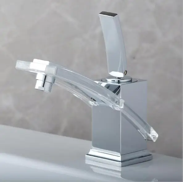 Free Shipping basin faucet Copper and ploy glass cold and hot bathroom basin mixer Sink Faucet luxury water tap mixer basin tap Free Shipping basin faucet Copper and ploy glass cold and hot bathroom basin mixer Sink Faucet luxury water tap mixer basin tap