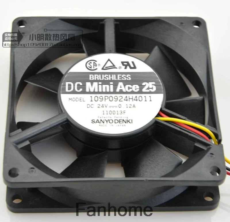 Для Sanyo San Ace 92 9 см 24 В 0.12A инверторный вентилятор Радиатор 109P0924H4011 | Компьютеры и