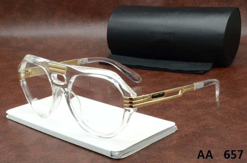 2019 Europe New Famous Brand Designer Retro Goggle Clear Gradient Lens Brown Sunglasses Oversize Luxury 657 For Men With Box