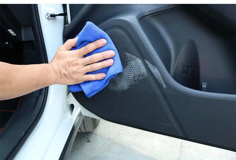 Микрофибра кожа углеродное волокно Copilot бардачок двери Защитный анти-удар коврик для Subaru XV AB397