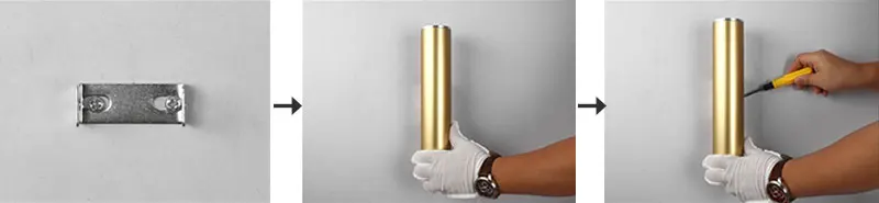Northern Europe Wall Light Gold Tube Design Wall Lights LED Creative Gold Wall Lamp Loft Bedroom Corridor Bar Coffee Shop Light (19)
