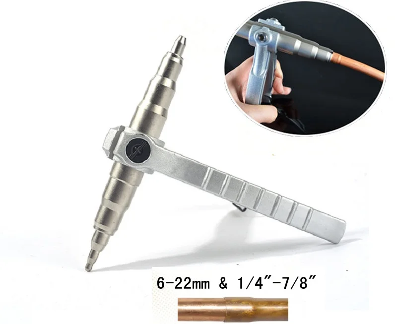 New 1Pcs 6-22mm Manual Tube Expanders Copper Hand Swaging Tools Air Conditioner Copper Pipe Tool Refrigeration Tools Swage tools