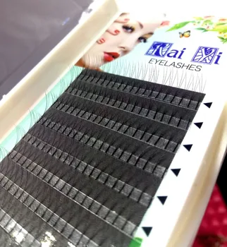 

HBZGTLAD 3D Russian Volume Eyelashes Extension Short Stem Pre made Fans Lash Selling Eyelash Individual Extensions Free Shipping