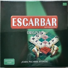 Качественные испанские игры Scrabble доска орфографическая игра Кроссворд обучения Обучающие Настольные игры SC-005