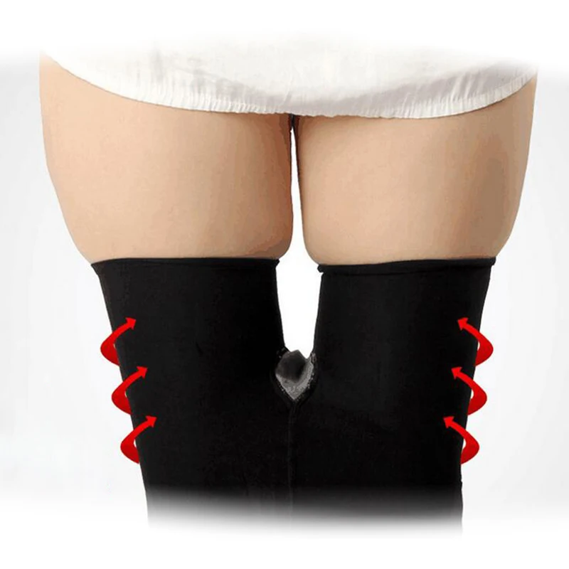 

Healthsweet Thin Leg Calves Shaper Burn Fat Socking Compression Stovepipe 420D Super Tight Skinny Legs Slimming Wraps