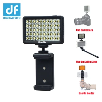 

DF DIGITALFOTO CM-L50II Multi functional Portable Spotlight Mini LED Video Light+Clamp Adapter for Gopro Smartphone PAD DSLR