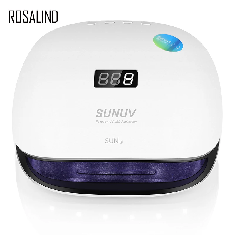 

ROSALIND SUN4 48W UV LED Dryer Lamps Smart Nail Machine With Smart LCD Display Nail Art Manicure Machine For All Gel Varnish
