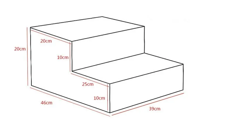 Размеры S, L Pet лестницы для товары собак шаг постельные матрасы розовый зеленый желтый Малый Средний животных рампы Чихуахуа Йоркшир Прямая