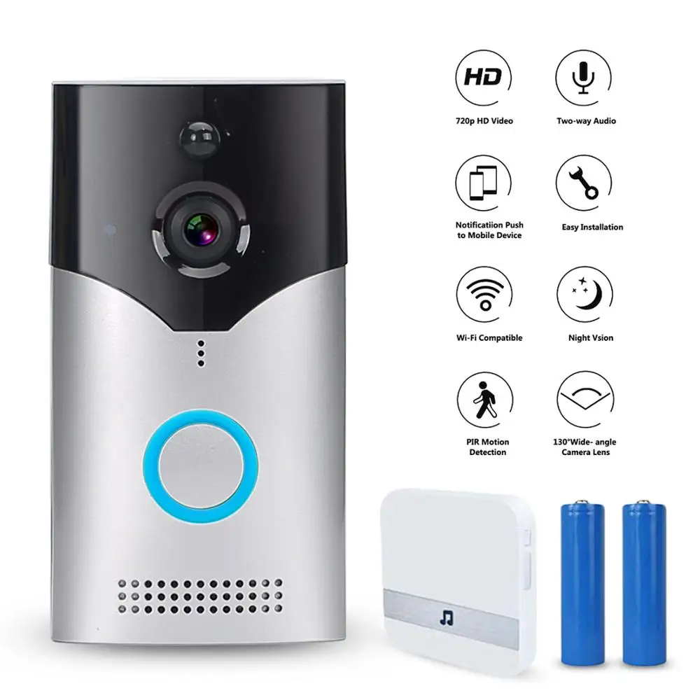 

HAHI D03 720P Smart WiFi Video Doorbell Camera Visual Intercom With Apartments IR Alarm Wireless Security Camera