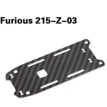 Walkera Furious 215 запчасти 215-Z-03 Крепежная пластина для аккумулятора из углеродного волокна плата для Furious 215 гоночный Дрон Квадрокоптер