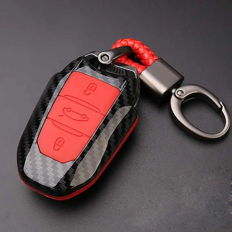 Carbon Fiber Car Key Cover Case 3 Buttons For Peugeot 3008/508/2008 For Citroen C4l/ds6/c6/ds5 Car Key Cover Carbon Fiber Car Key Cover Case 3 Buttons For Peugeot 3008/508/2008 For Citroen C4l/ds6/c6/ds5 Car Key Cover