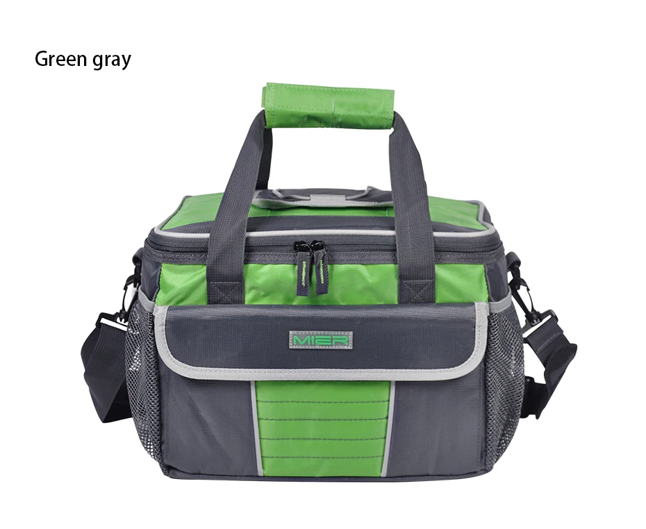 Fresco com Tampa de Acesso Térmico para Homem e Mulher Mier Vários Bolsos Piquenique Cooler Tote Macio Bolsa Rápido Grande Isolado Almoço 12 saco fresco com tampa de acesso rápido