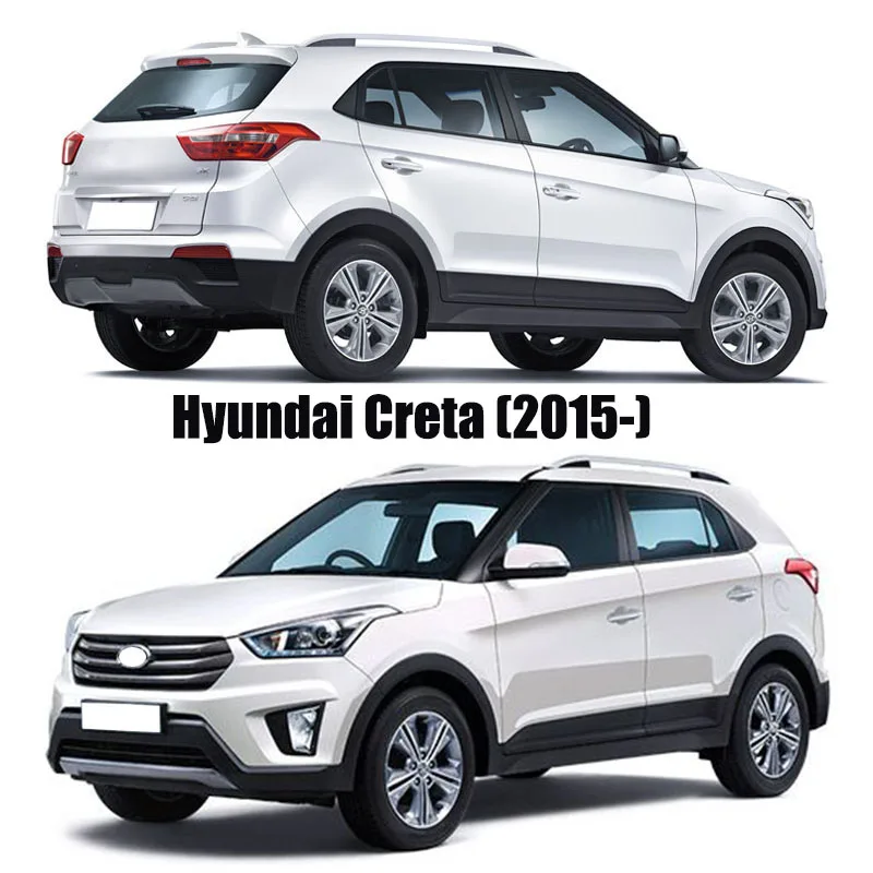 Накладка на внутреннюю дверную ручку для Hyundai Creta 2015 2016 2019 хромированная