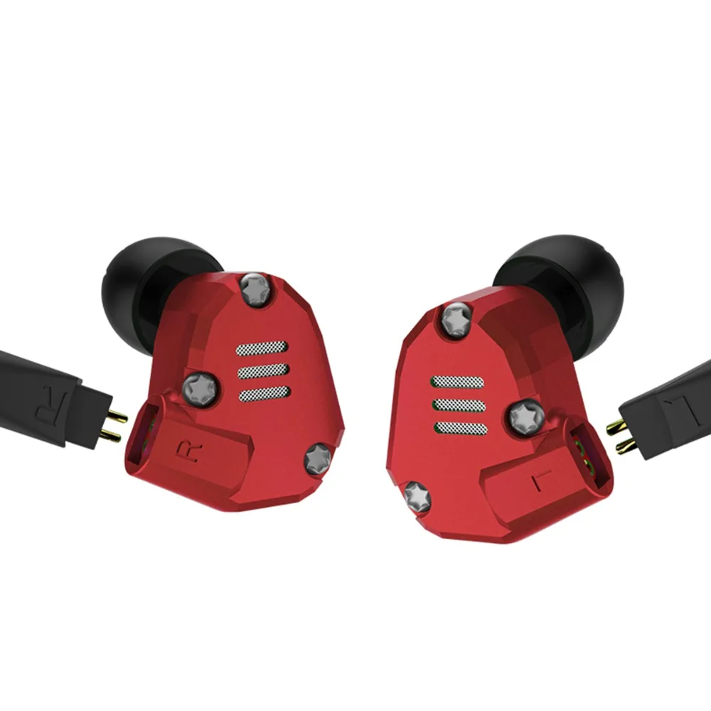 KZ ZS6 2DD + 2BA гибридные наушники HIFI монитор DJ наушники для бега гарнитура вкладыши металлические наушники KZ ES4 KZ ZS10 KZ AS10