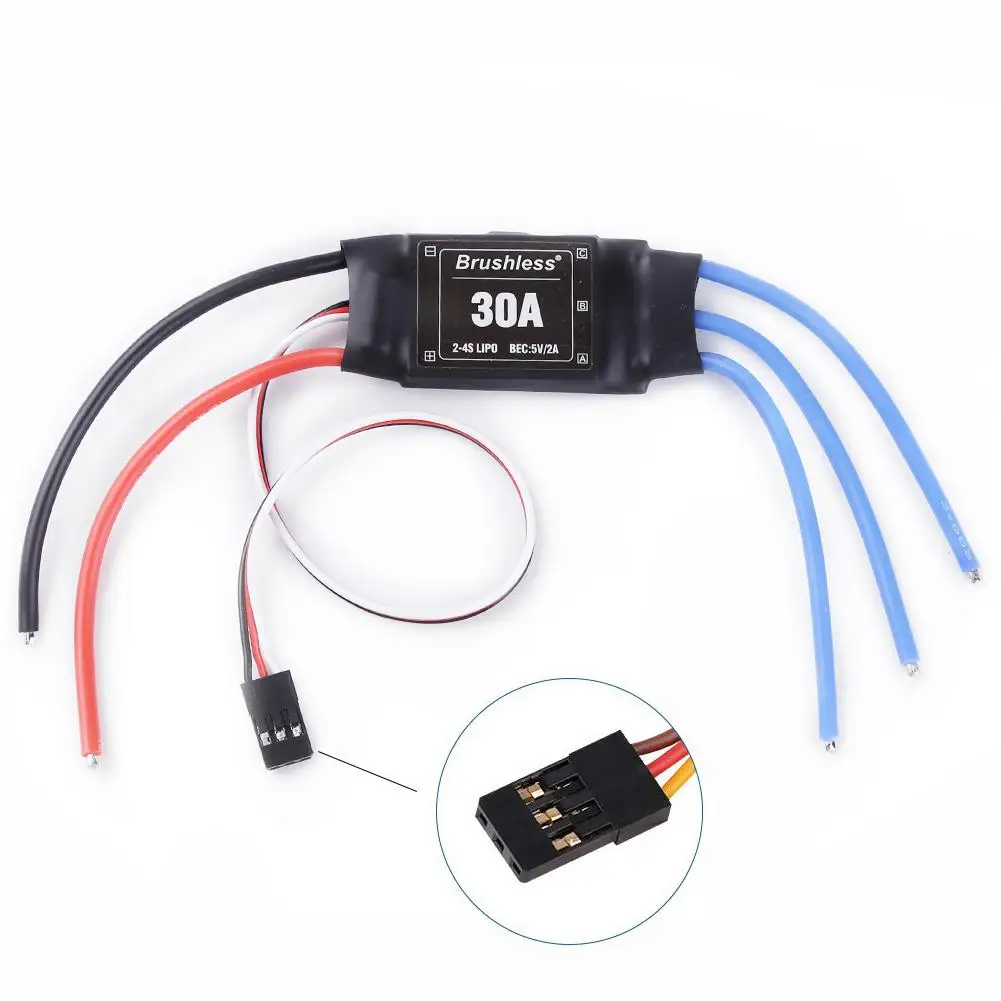 4 шт. 30A SimonK ESC 5V 2A BEC с 3 5 мм разъем типа &quotбанан&quot Поддержка 2212 920kv мотор для RC X500 S500