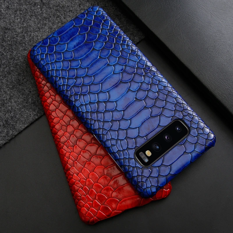 

Luxury Snake Skin Case For Samsung Galaxy s10 s9 plus s10 lite Hard Back Cover For Samsung Galaxy Note 9 8 Note 10 pro Cases