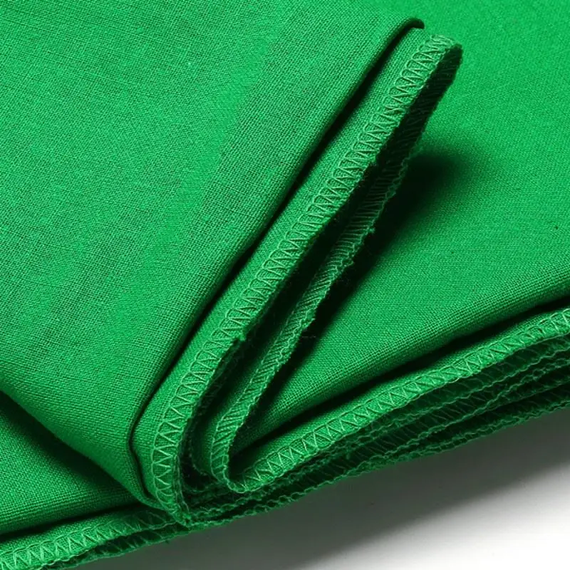 Green Screen Chromakey Backdrop Muslin Video Photo Background Photography Studio Background Cotton Photo Lighting 1 8x2