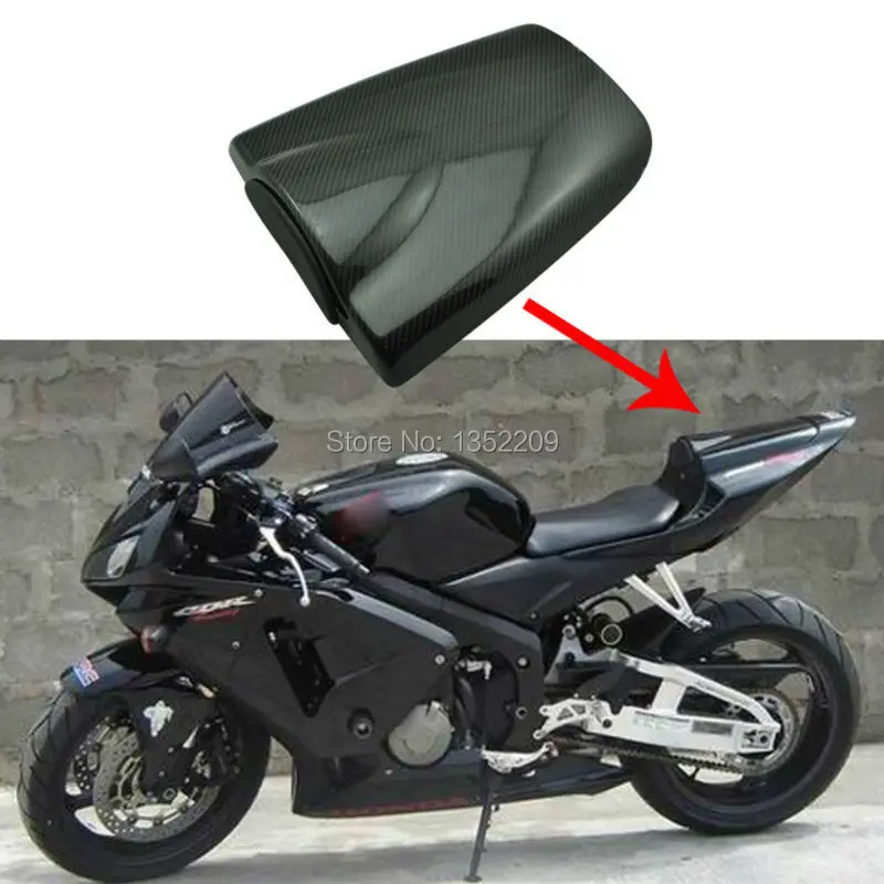 Real Carbon Fiber Rear Seat Cover Cowl Fits For 2003 2006 Honda