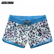 GSOU снег женские шорты пляжные шорты для серфинга Бермуды шорты для серфинга Плавание одежда летняя Плавание шорты плюс Размеры печатных