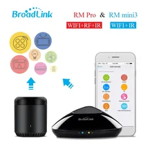 Broadlink RM Pro RM mini3, Automatización Smarthome, Universal mando a distancia inalámbrico, WIFI + IR + conmutador de RF por teléfono inteligente IOS Android