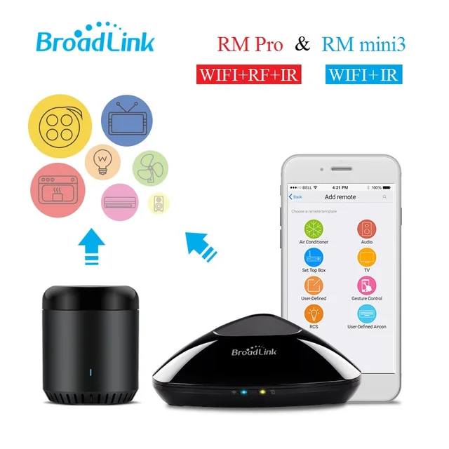 Broadlink RM Pro RM mini3,Smarthome Automation,Universal wireless ...