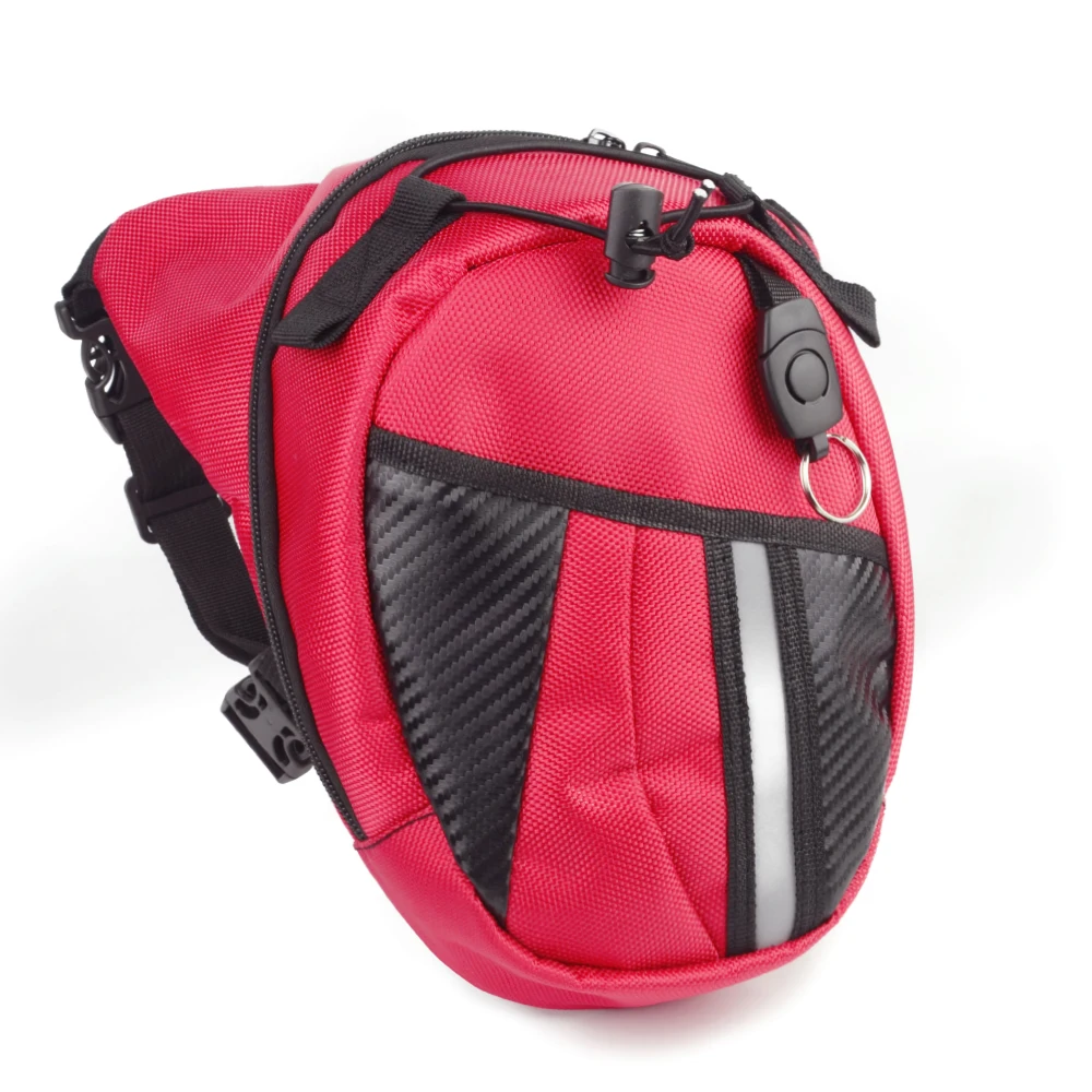 Красная поясная сумка fannypack нейлоновая рыцаря для езды на мотоцикле Повседневная