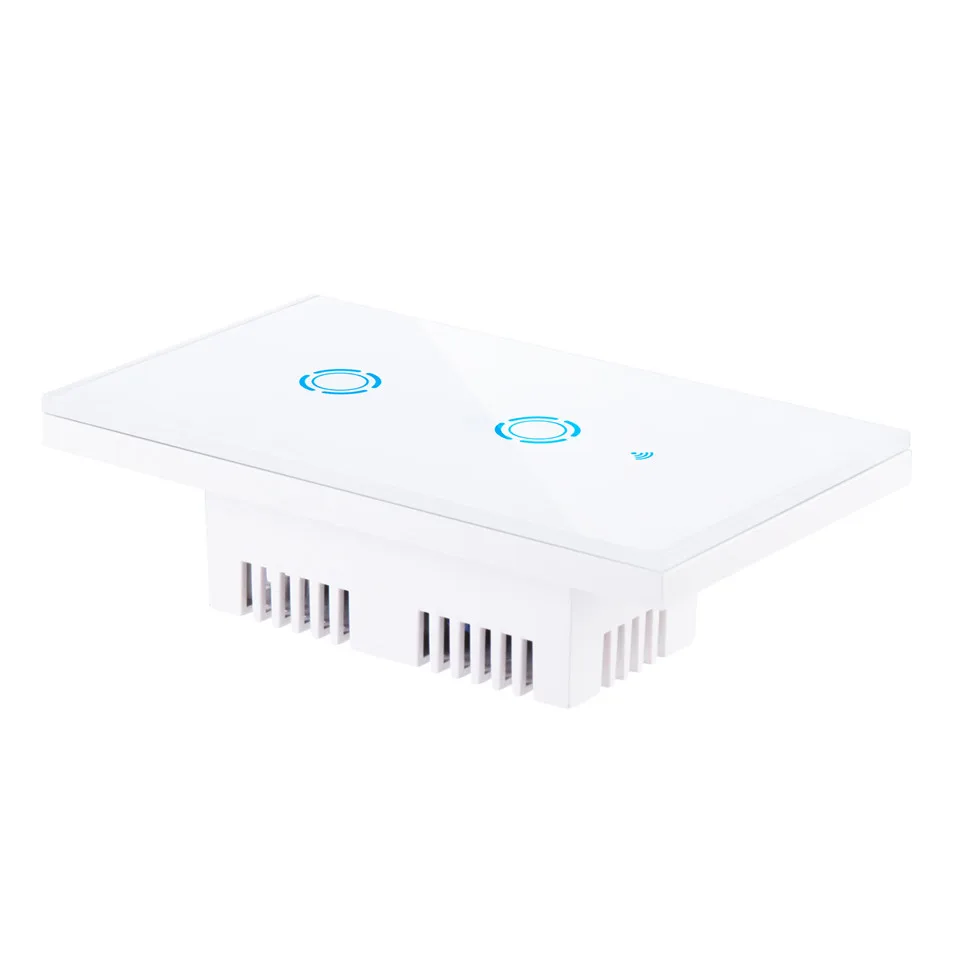 New Ewelink App US Type 1 gang wall light wifi switch, touch control panel, wifi remote control via smart phone, work with Alexa-1
