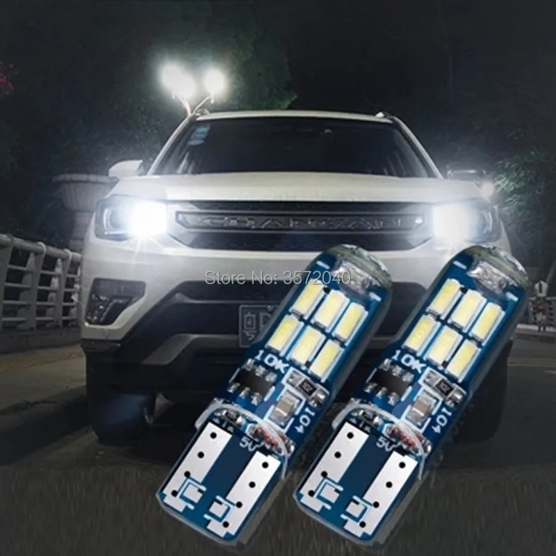 2 шт. 12В T10 W5W 194 светодиодный автомобильный сигнальный светильник стробоскоп s