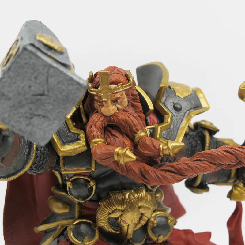 Wow DC экшн фигурка неограниченная Серия 6 дюймов Magni Bronzebeard [Dwarven King] WOW ПВХ модель