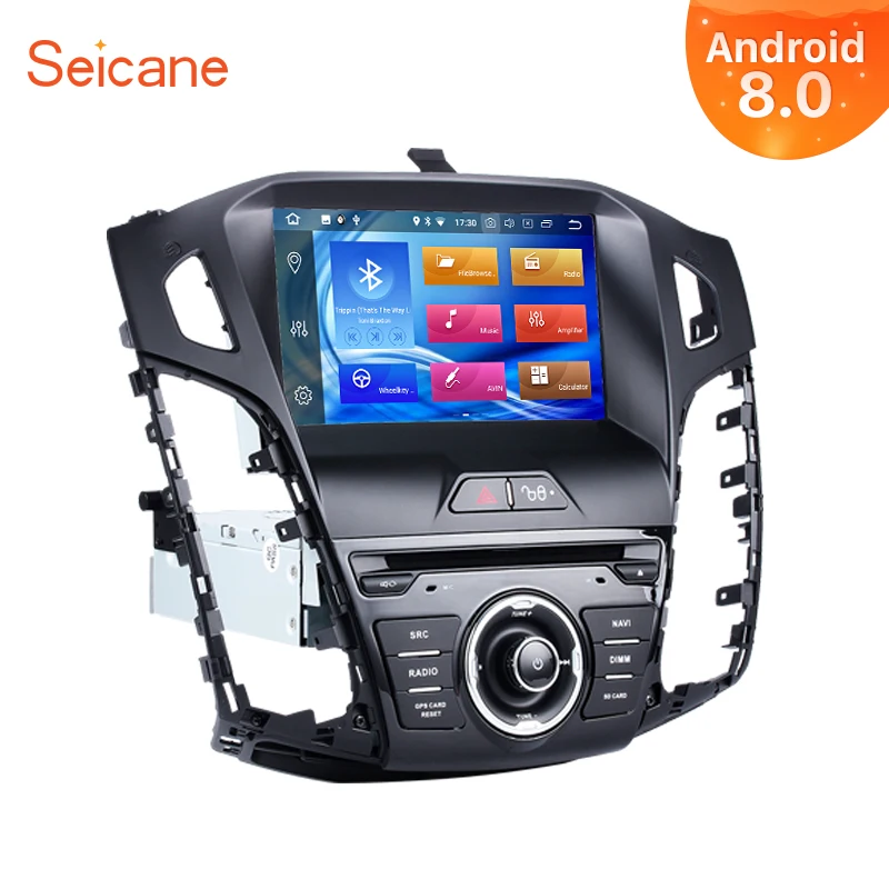 

Seicane Android 8.0 8inch 1Din Car Radio For 2011 2012 2013 Ford Focus 8-core 4GB RAM Tochscreen Multimedia Player Support Wifi