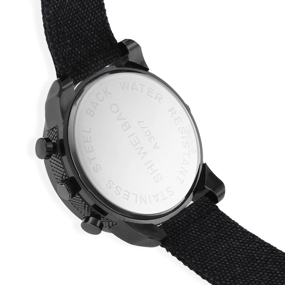 cool big watch dual time zones military wristwatches (1)