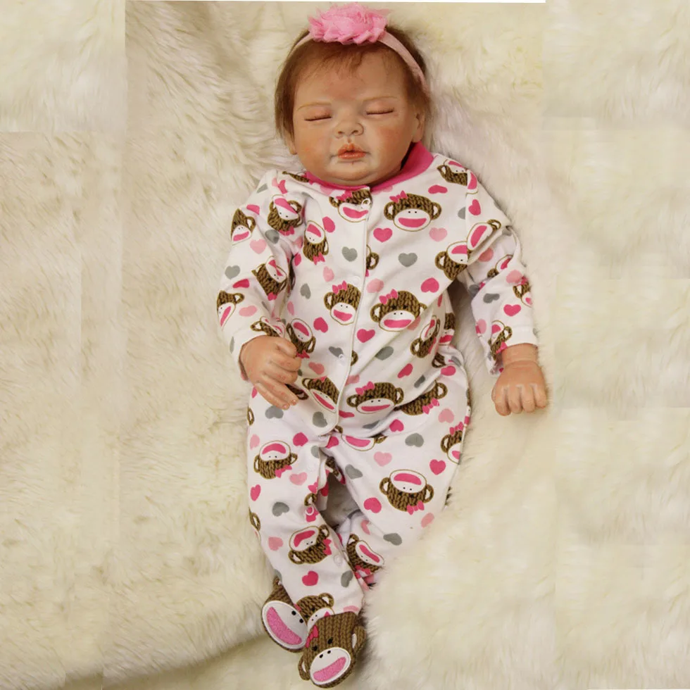 OtardDolls Bebe Baby Reborn Doll 22 дюймов 55 см силиконовые виниловые Bebe Reborn Dolls восхитительные реалистичные куклы для малышей в подарок Быстрая