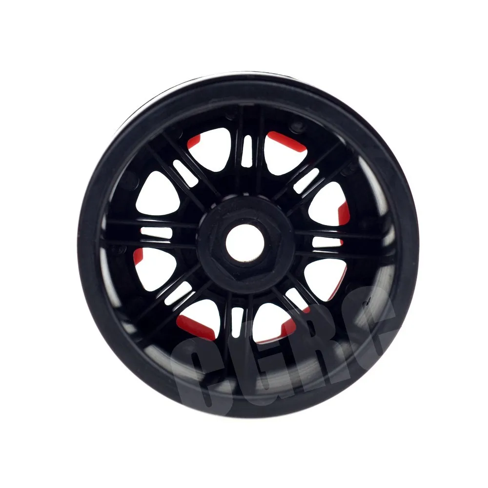 4 шт. пластик 2 Beadlock обод колеса для 1/10 RC Рок Гусеничный осевой SCX10 R10 Рейф Yeti