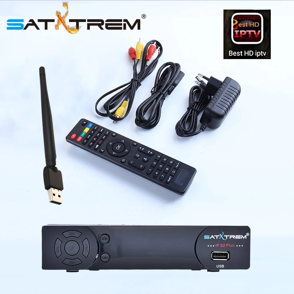 

Ship From ES IPS2 Plus DVB-S2 1080P HD Satellite Receiver+usb wifi Decoder Support PowerVu,DRE Biss key Best HD IPTV 1 Year